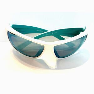 Women's Nike WRAPSTAR R EV0814 Sunglasses in White/Mint/Gray